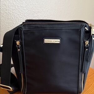 Adrienne Vittadini Black Messenger Bag